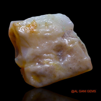 Natural Fire Opal Gemstone 10.00 Cts Loose Fancy Rough From Australia 17x14x7 mm RF-810