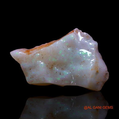 Natural Untreated Fire Opal Loose Gemstone Fancy Rough From Australia 5.00 Cts 18x13x5 mm RF-821