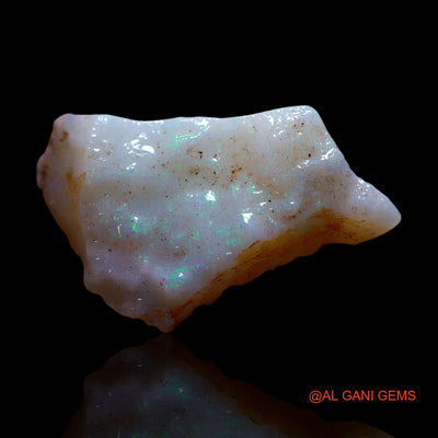 Natural Untreated Fire Opal Loose Gemstone Fancy Rough From Australia 5.00 Cts 18x13x5 mm RF-821
