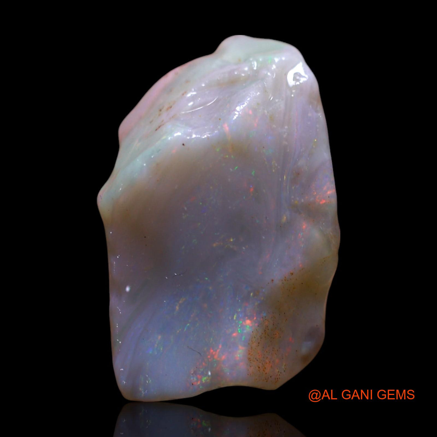 9.00 Cts Natural Australian Fire Opal Loose Gemstone Fancy Rough 19x11x9 mm RF-829