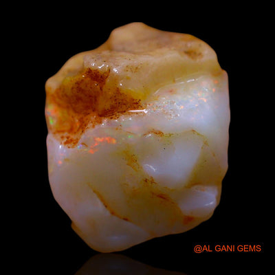 Natural Untreated Fire Opal Loose Gemstone Fancy Rough From Australia 7.00 Cts 15x12x9 mm RF-82