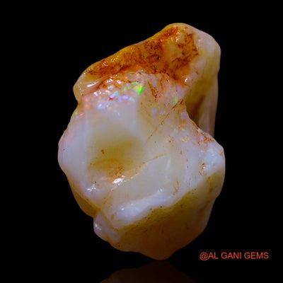 Natural Untreated Fire Opal Loose Gemstone Fancy Rough From Australia 7.00 Cts 15x12x9 mm RF-82