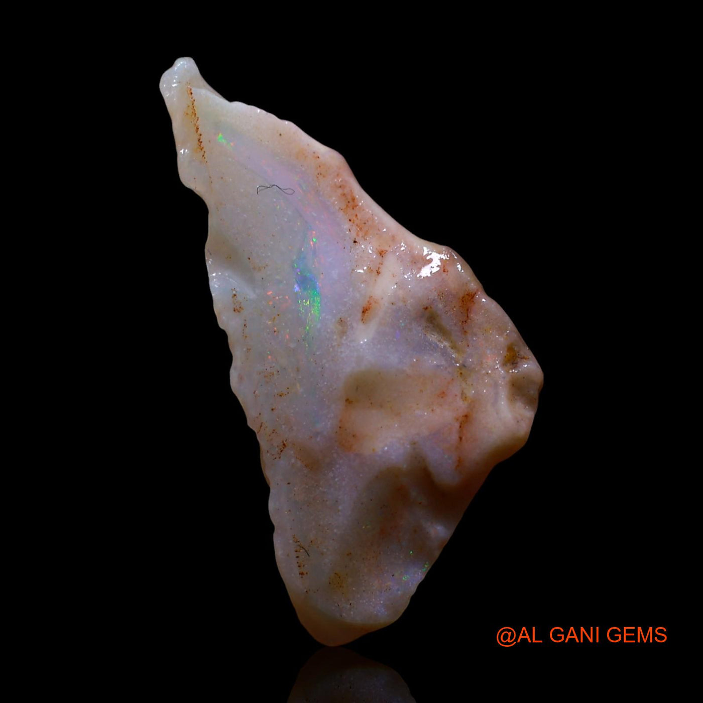 4.00 Cts Natural Australian Fire Opal Loose Gemstone Fancy Rough 20x10x6 mm RF-832