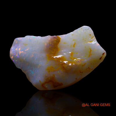 4.00 Cts Natural Australian Fire Opal Loose Gemstone Fancy Rough 18x11x4 mm RF-833