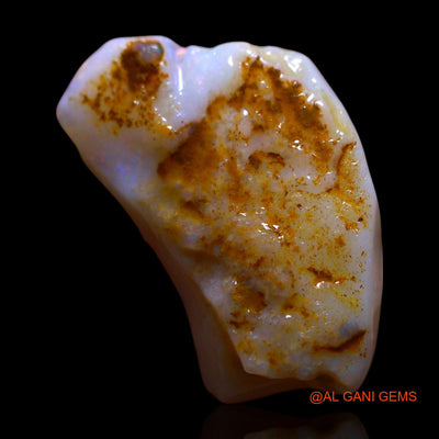 4.00 Cts Natural Australian Fire Opal Loose Gemstone Fancy Rough 18x11x4 mm RF-833