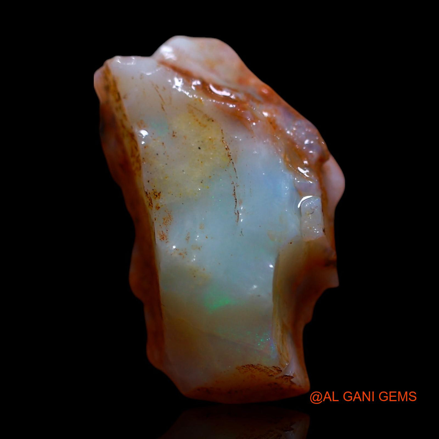 7.00 Cts Natural Australian Fire Opal Loose Gemstone Fancy Rough 18x11x7 mm RF-834