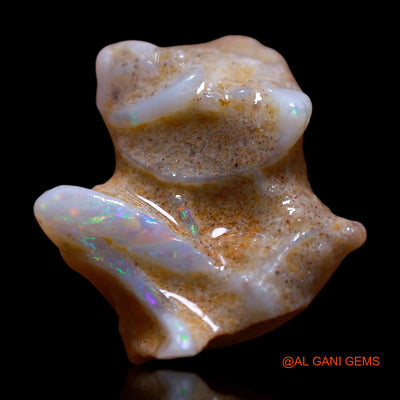 7.00 Cts Natural Australian Fire Opal Loose Gemstone Fancy Rough 19x14x10 mm RF-840