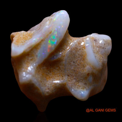 7.00 Cts Natural Australian Fire Opal Loose Gemstone Fancy Rough 19x14x10 mm RF-840