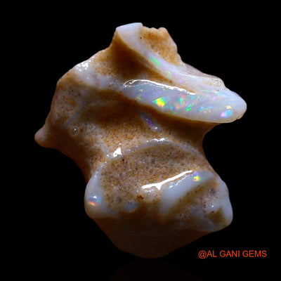 7.00 Cts Natural Australian Fire Opal Loose Gemstone Fancy Rough 19x14x10 mm RF-840