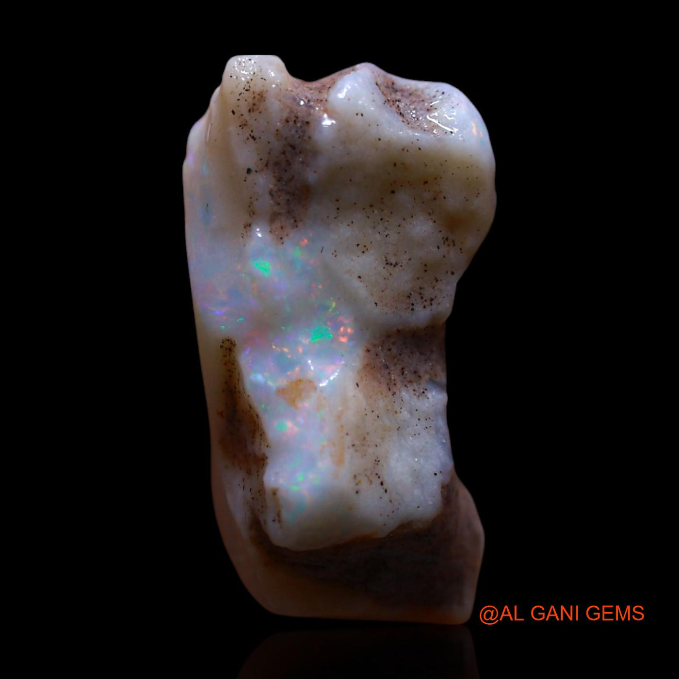 7.00 Cts Natural Australian Fire Opal Loose Gemstone Fancy Rough 16x9x9 mm RF-841