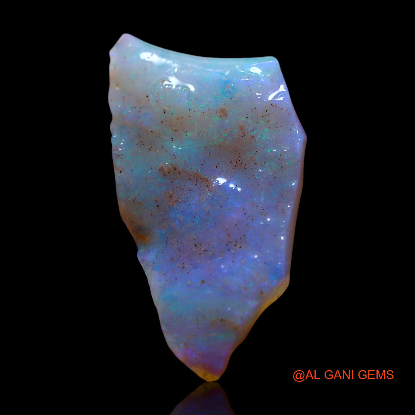 3.00 Cts Natural Australian Fire Opal Loose Gemstone Fancy Rough 19x10x3 mm RF-843