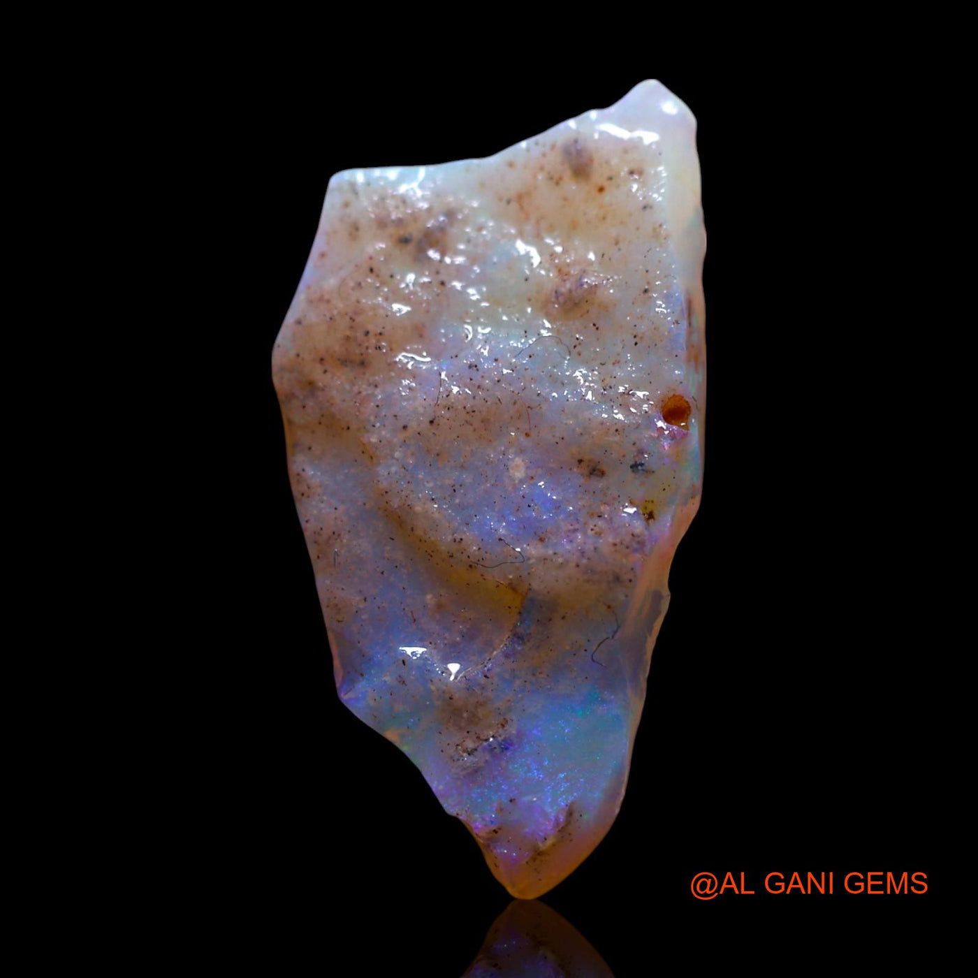 3.00 Cts Natural Australian Fire Opal Loose Gemstone Fancy Rough 19x10x3 mm RF-843