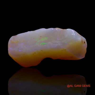 5.00 Cts Natural Australian Fire Opal Loose Gemstone Fancy Rough 20x19x5 mm RF-844