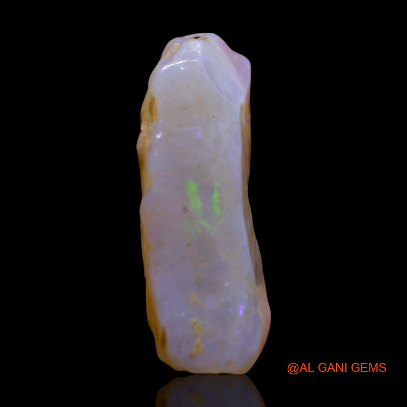 5.00 Cts Natural Australian Fire Opal Loose Gemstone Fancy Rough 20x19x5 mm RF-844