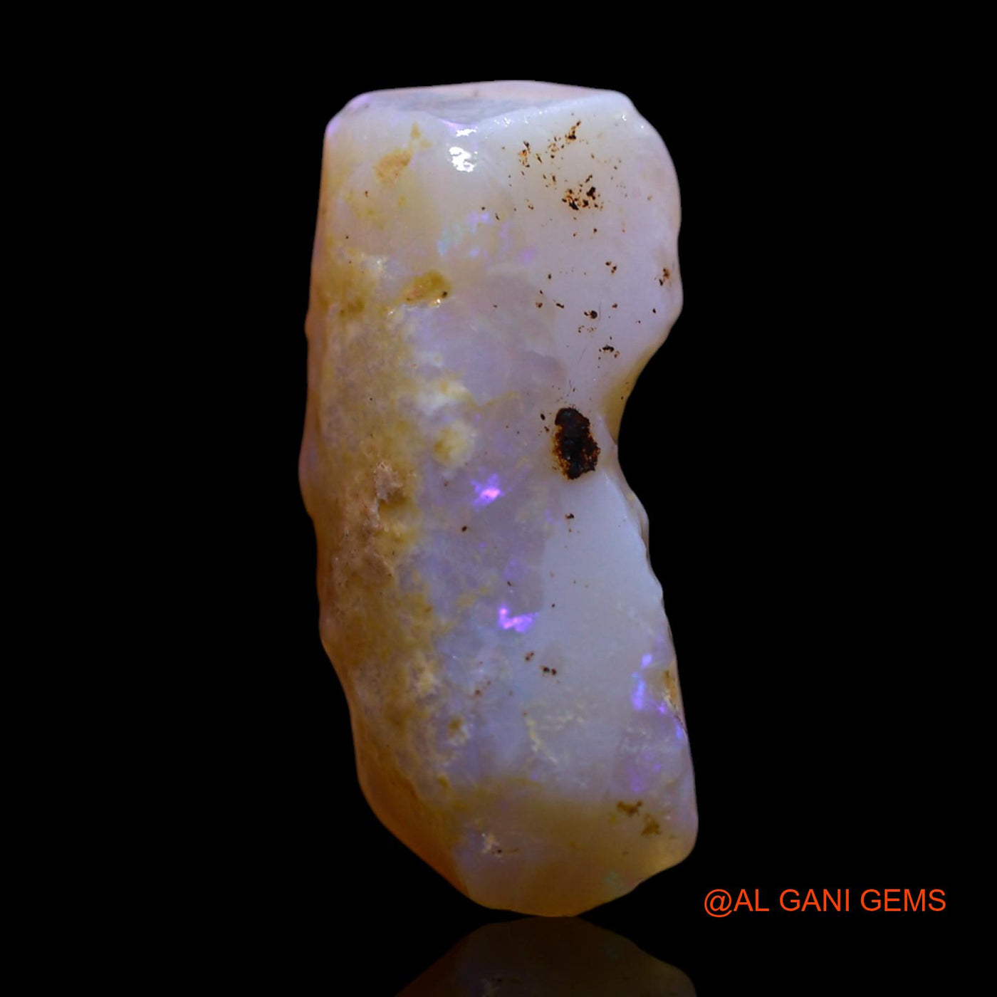 5.00 Cts Natural Australian Fire Opal Loose Gemstone Fancy Rough 20x19x5 mm RF-844