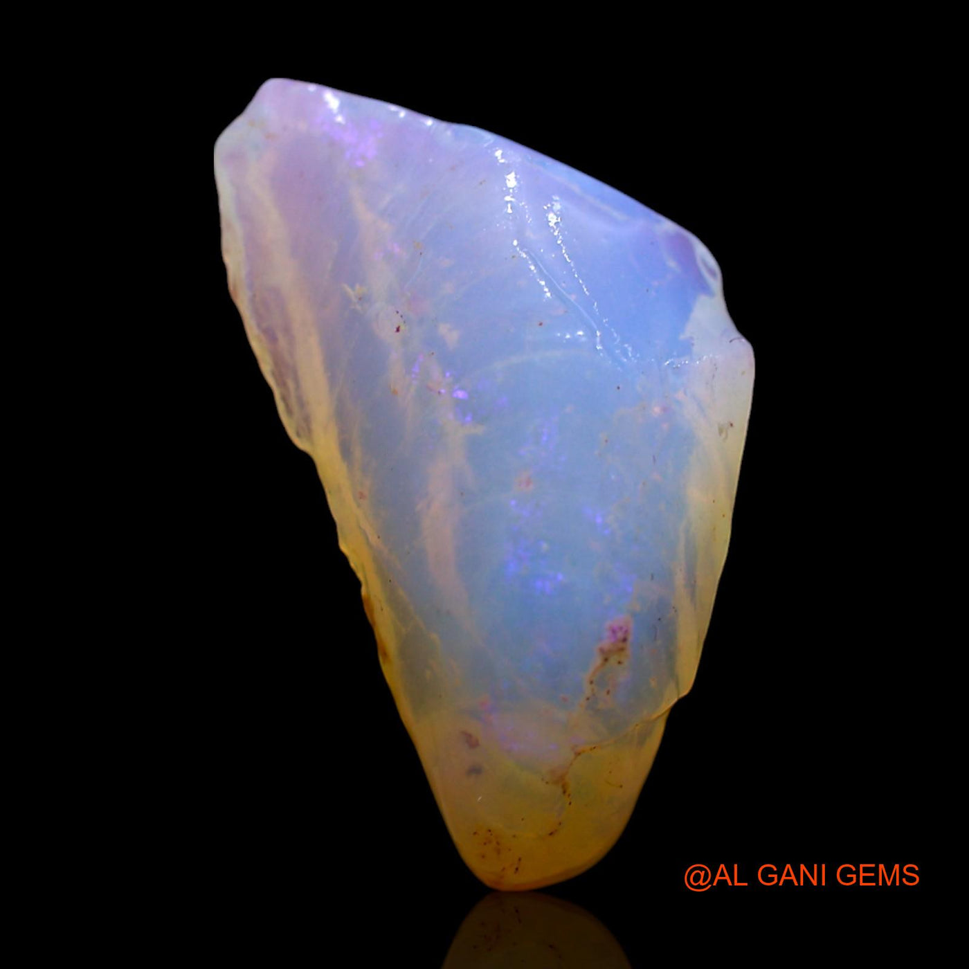 4.00 Cts Natural Australian Fire Opal Loose Gemstone Fancy Rough 19x10x5 mm RF-845