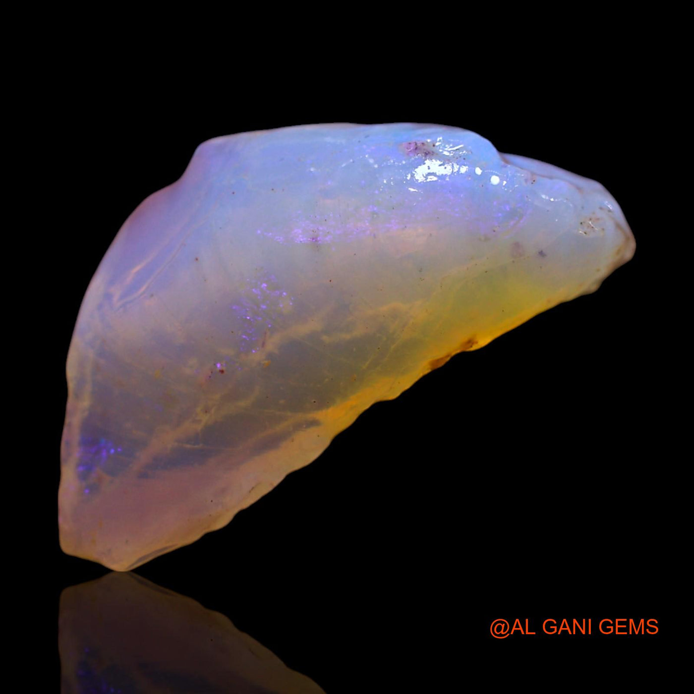 4.00 Cts Natural Australian Fire Opal Loose Gemstone Fancy Rough 19x10x5 mm RF-845