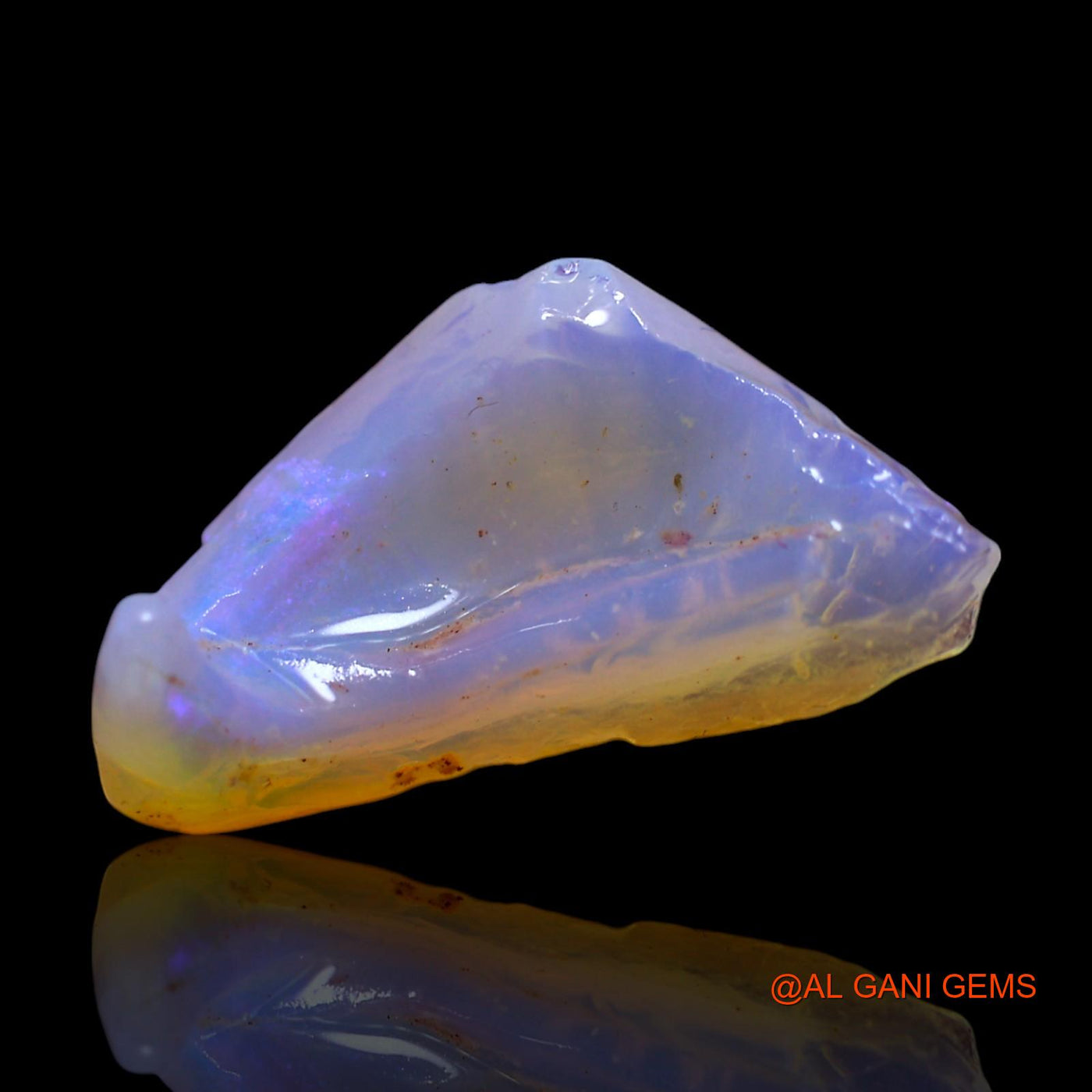4.00 Cts Natural Australian Fire Opal Loose Gemstone Fancy Rough 19x10x5 mm RF-845
