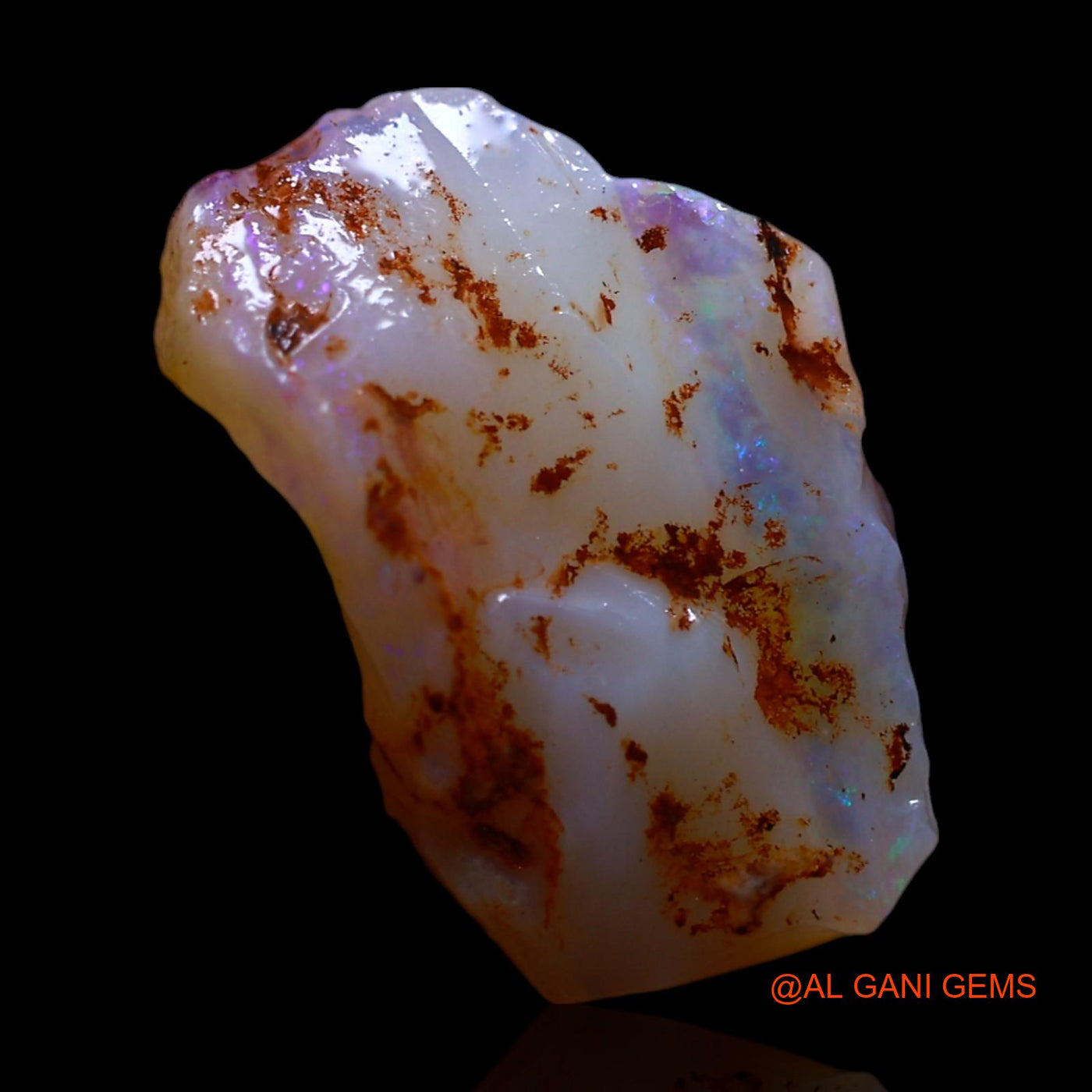 5.00 Cts Natural Australian Fire Opal Fancy Rough Loose Gemstone For Jewelry 16x11x6 mm RF-854