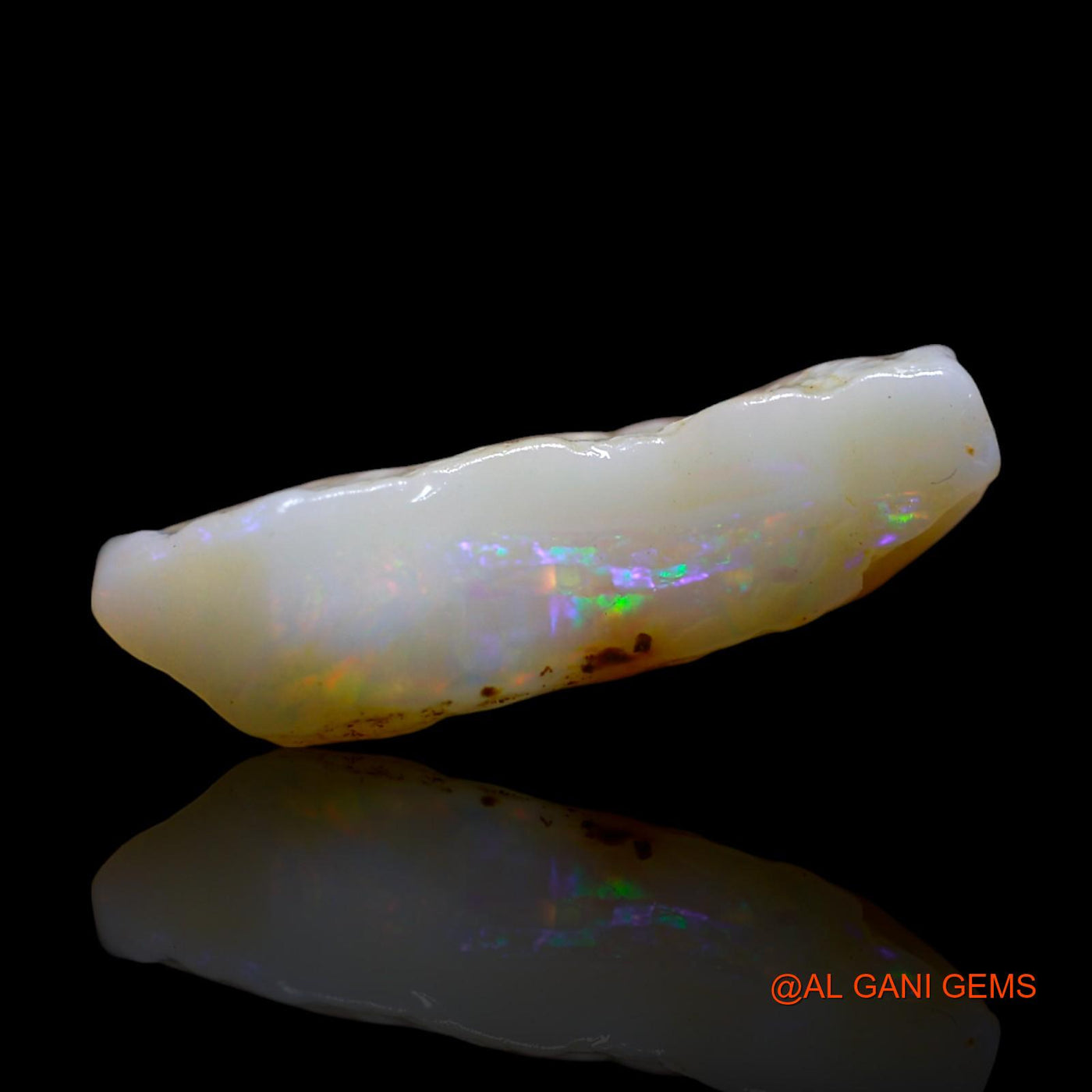 Natural Untreated Fire Opal Loose Gemstone Fancy Rough From Australia 5.00 Cts 17x9x4 mm RF-856