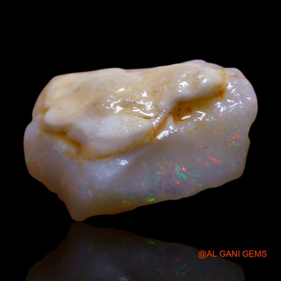 Natural Untreated Fire Opal Loose Gemstone Fancy Rough From Australia 6.00 Cts 16x13x6 mm RF-857