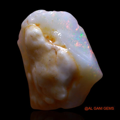 Natural Untreated Fire Opal Loose Gemstone Fancy Rough From Australia 6.00 Cts 16x13x6 mm RF-857