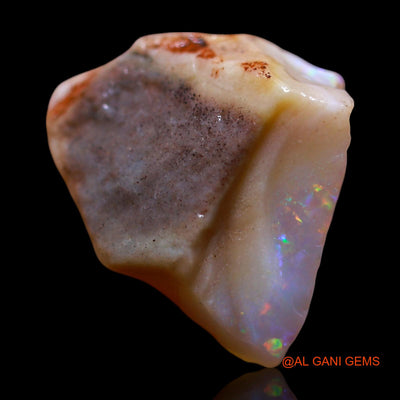 Natural Untreated Fire Opal Loose Gemstone Fancy Rough From Australia 6.00 Cts 14x12x8 mm RF-859
