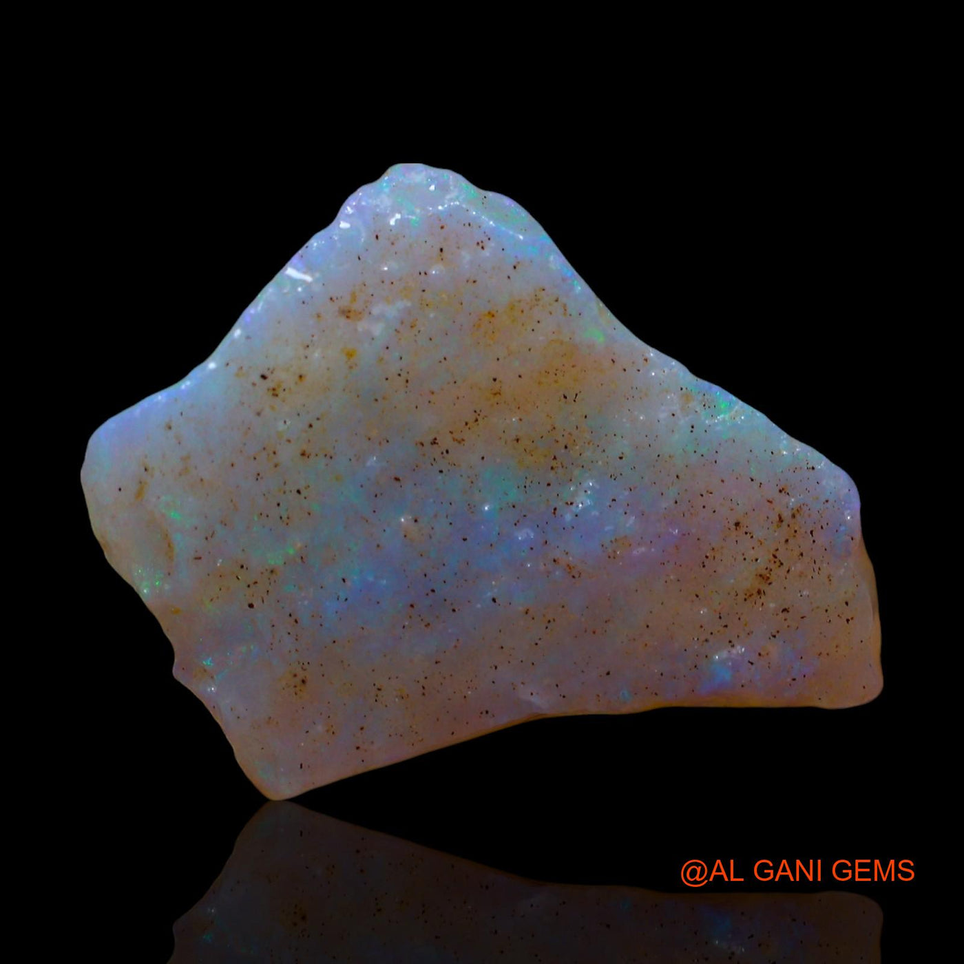 3.00 Cts Natural Australian Fire Opal Loose Gemstone Fancy Rough 17x12x3 mm RF-85