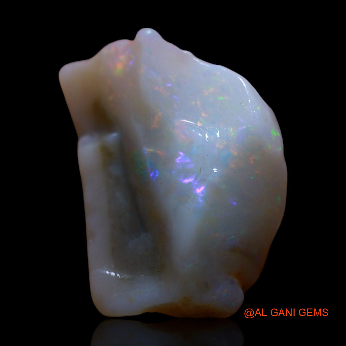 9.00 Cts Natural Australian Fire Opal Loose Gemstone Fancy Rough 15x14x10 mm RF-860