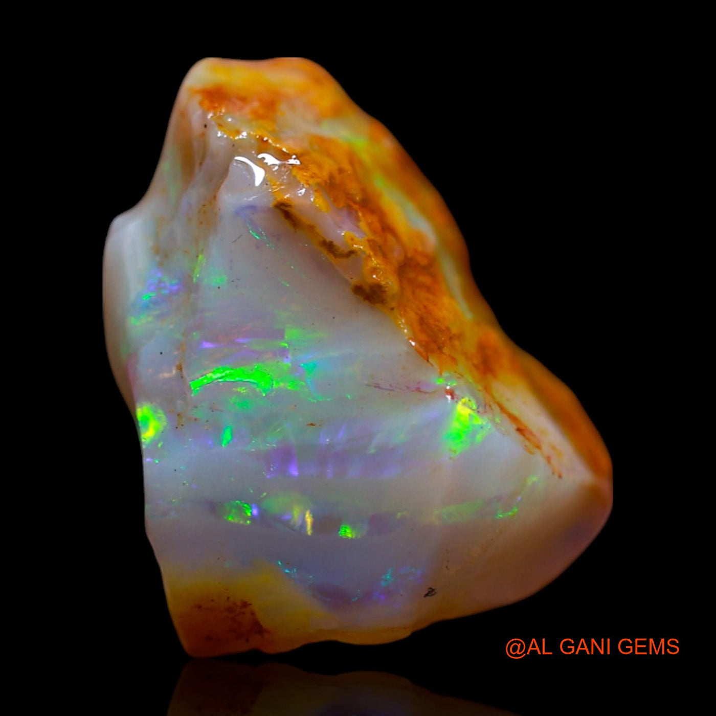 6.00 Cts Natural Australian Fire Opal Fancy Rough Loose Gemstone For Jewelry 13x12x7 mm RF-861