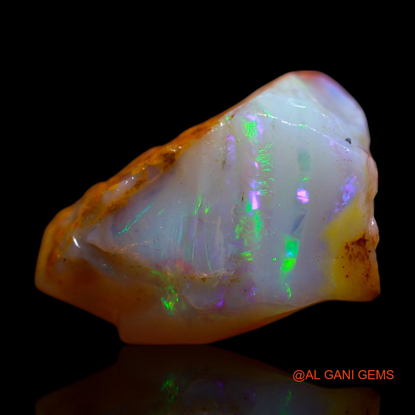 6.00 Cts Natural Australian Fire Opal Fancy Rough Loose Gemstone For Jewelry 13x12x7 mm RF-861