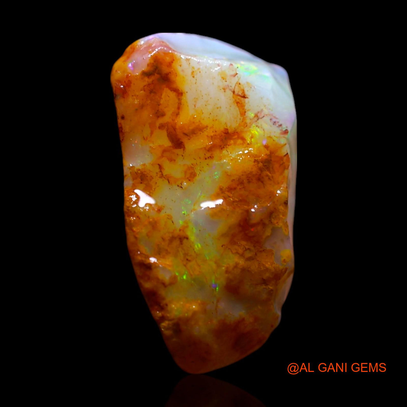 6.00 Cts Natural Australian Fire Opal Fancy Rough Loose Gemstone For Jewelry 13x12x7 mm RF-861