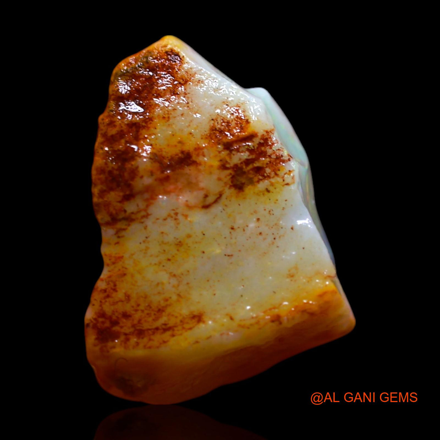 6.00 Cts Natural Australian Fire Opal Fancy Rough Loose Gemstone For Jewelry 13x12x7 mm RF-861