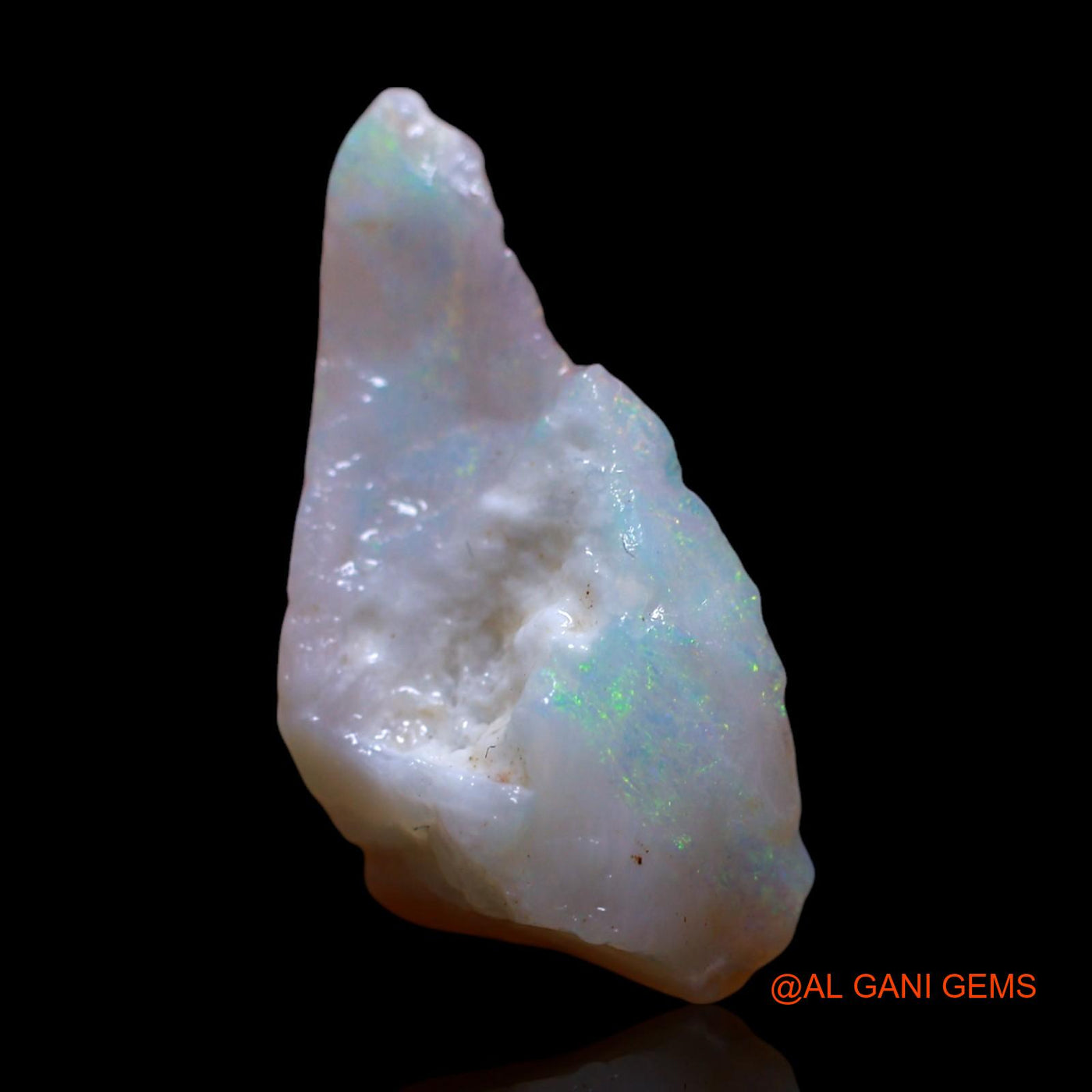 Natural Untreated Fire Opal Loose Gemstone Fancy Rough From Australia 4.00 Cts 19x9x8 mm RF-862