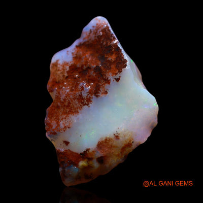Natural Untreated Fire Opal Loose Gemstone Fancy Rough From Australia 4.00 Cts 18x12x5 mm RF-866