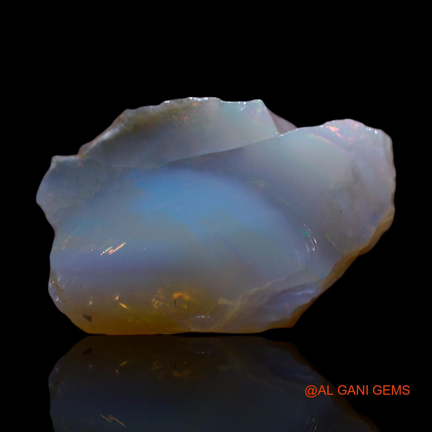 6.00 Cts Natural Australian Fire Opal Loose Gemstone Fancy Rough 16x10x9 mm RF-867