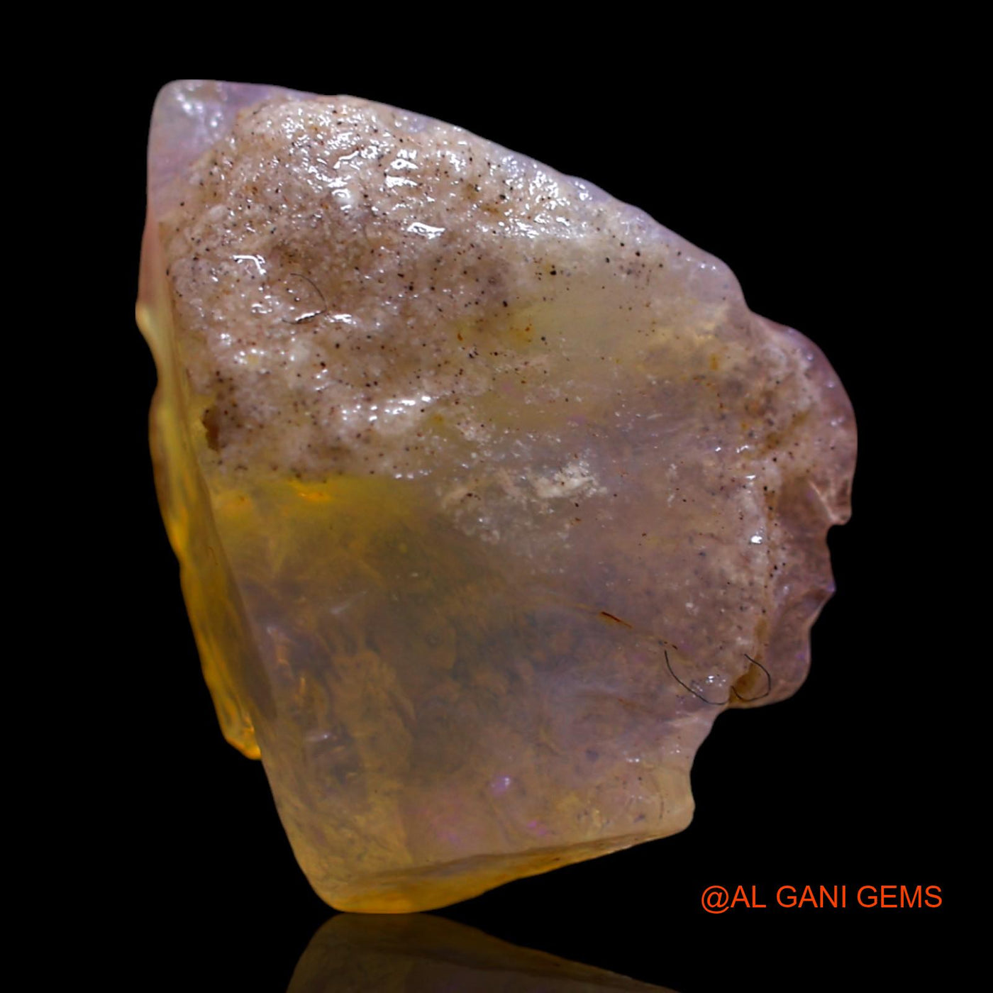 7.00 Cts Natural Australian Fire Opal Loose Gemstone Fancy Rough 17x12x7 mm RF-868