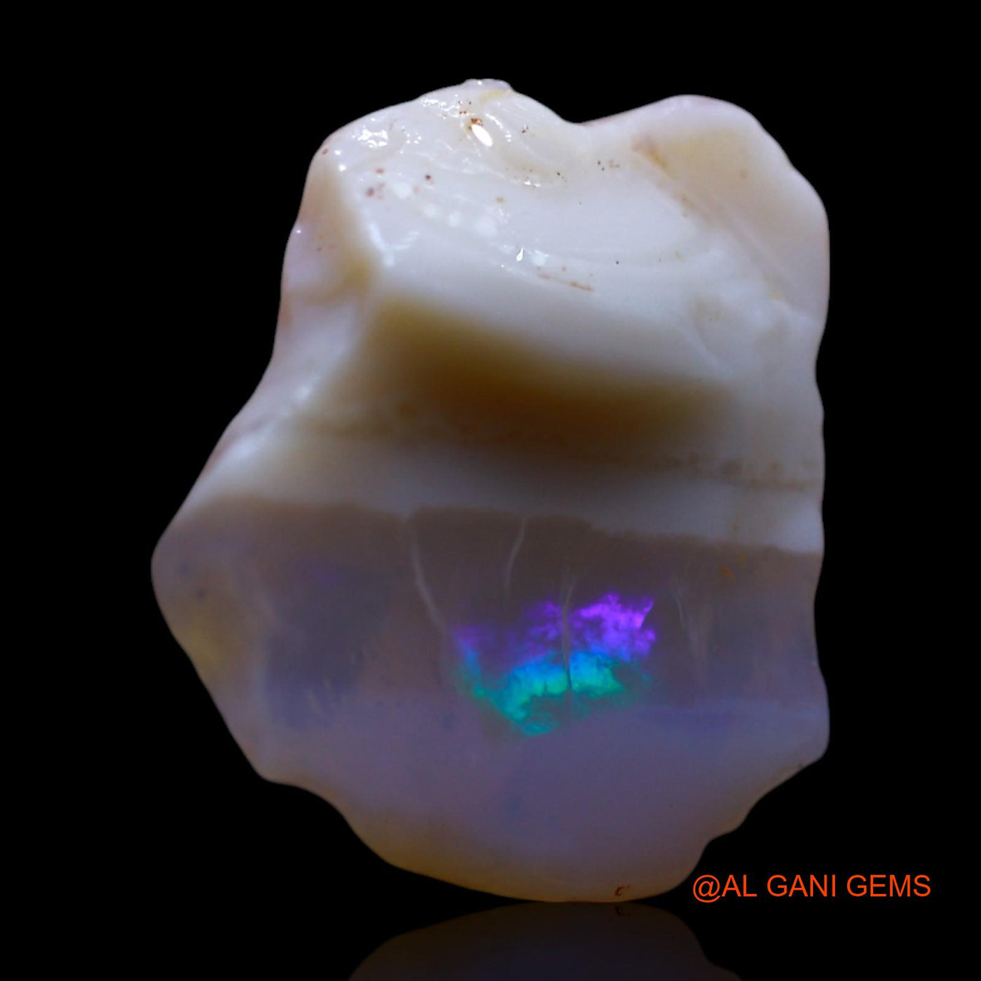 5.00 Cts Natural Australian Fire Opal Loose Gemstone Fancy Rough 15x13x4 mm RF-869