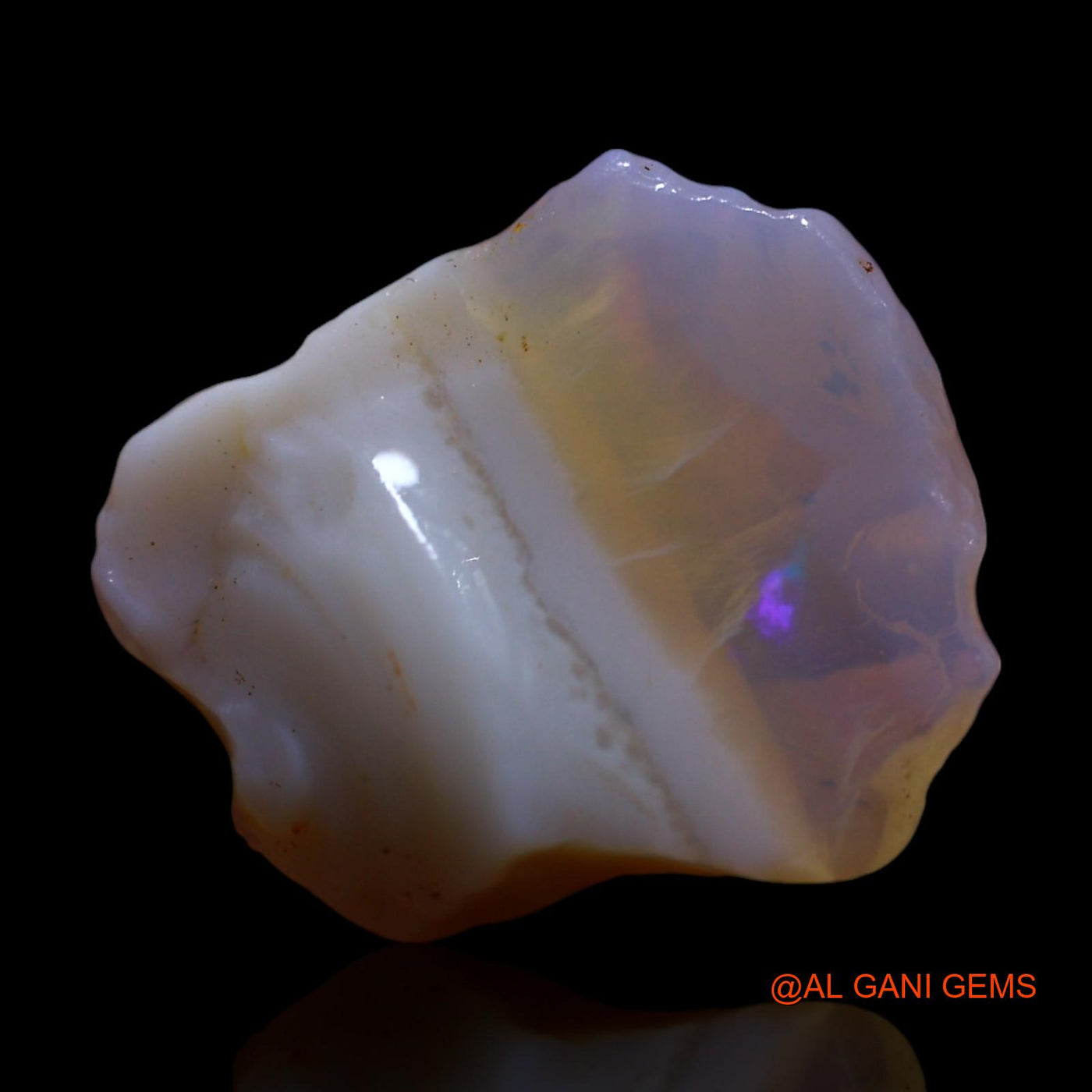 5.00 Cts Natural Australian Fire Opal Loose Gemstone Fancy Rough 15x13x4 mm RF-869