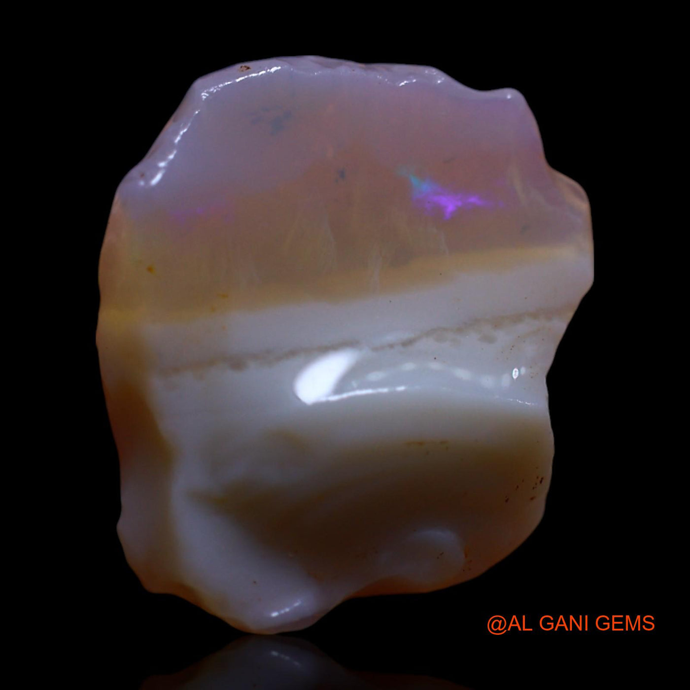 5.00 Cts Natural Australian Fire Opal Loose Gemstone Fancy Rough 15x13x4 mm RF-869