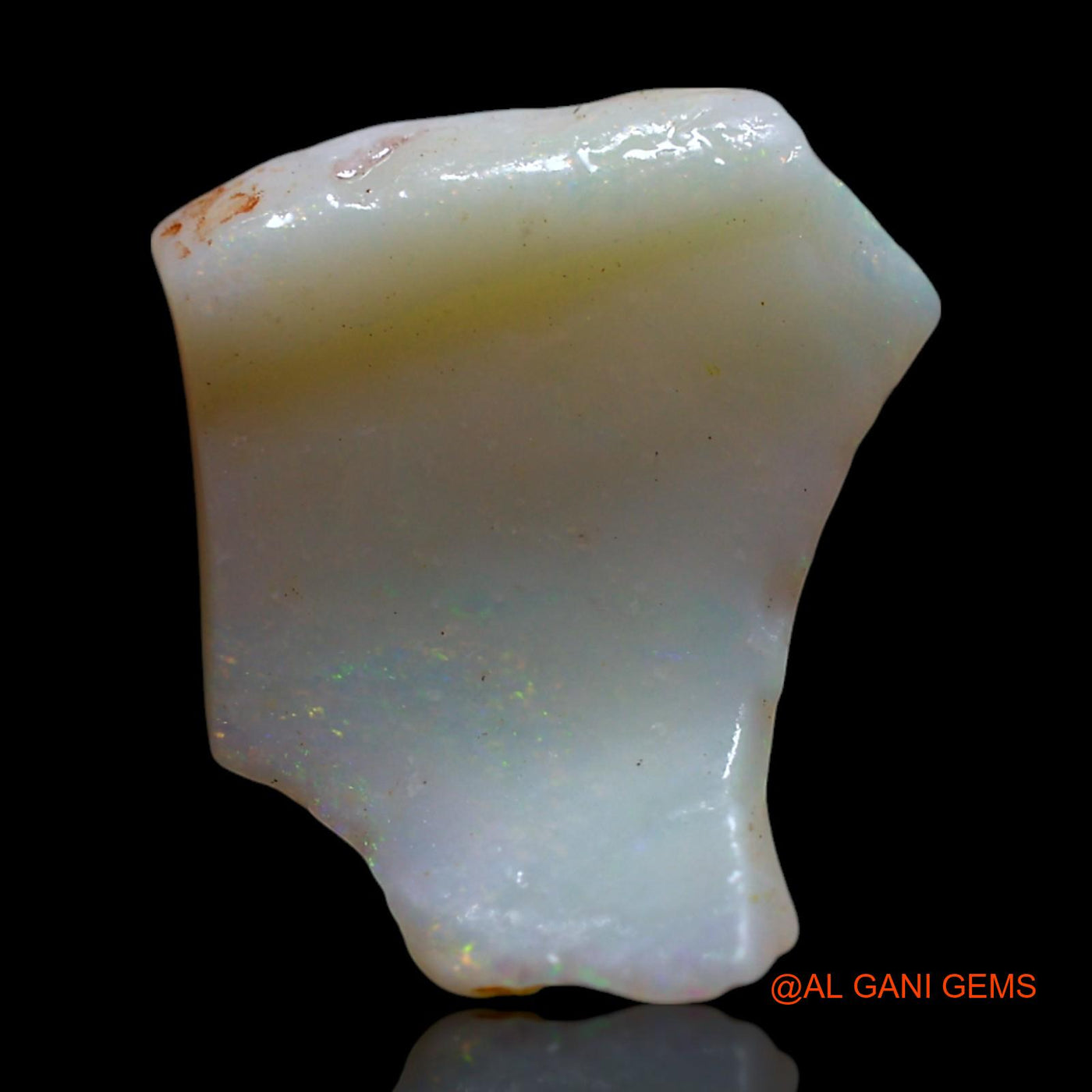 Natural Fire Opal Gemstone 3.00 Cts Loose Fancy Rough From Australia 16x13x4 mm RF-871