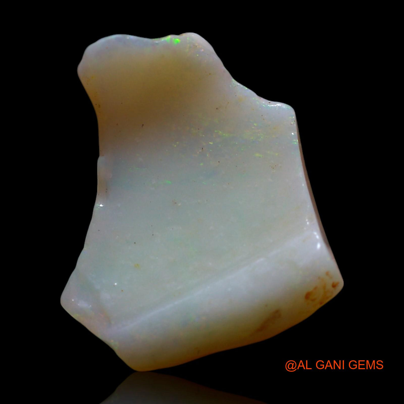 Natural Fire Opal Gemstone 3.00 Cts Loose Fancy Rough From Australia 16x13x4 mm RF-871