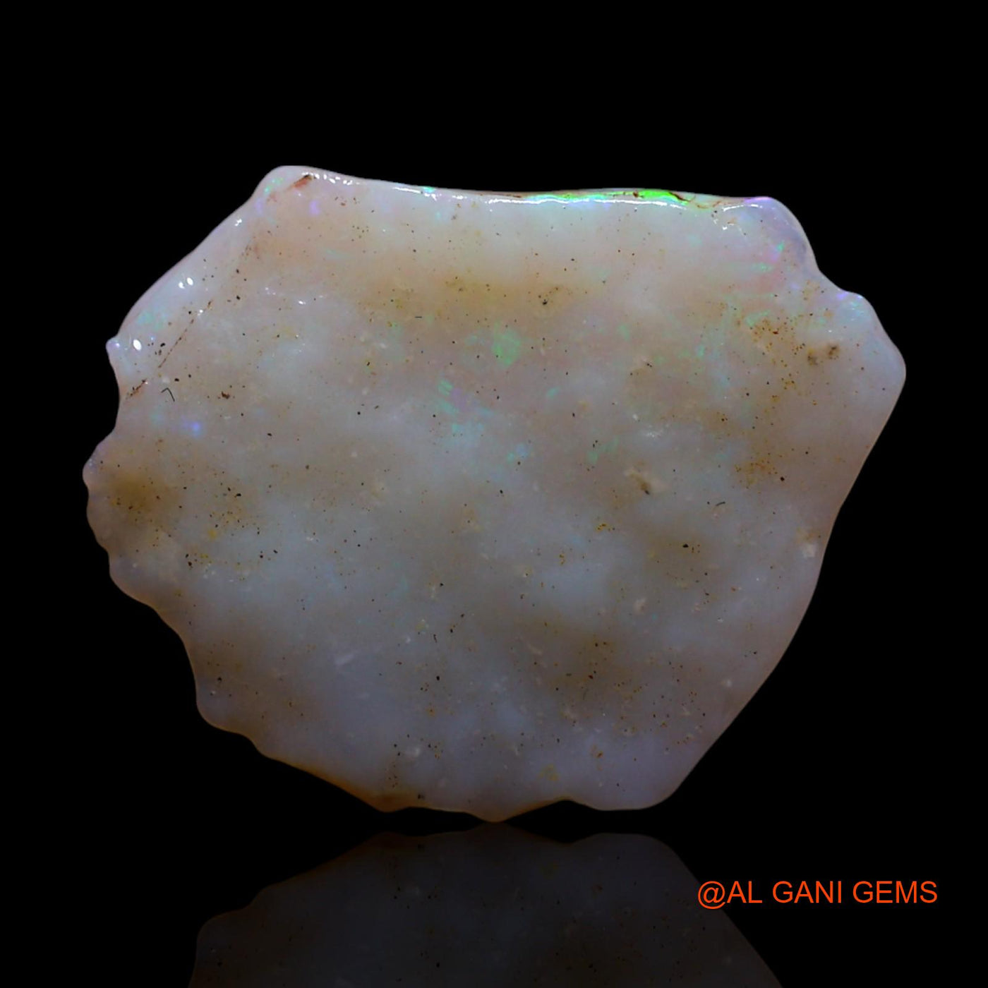 Natural Fire Opal Gemstone 3.00 Cts Loose Fancy Rough From Australia 16x13x3 mm RF-873