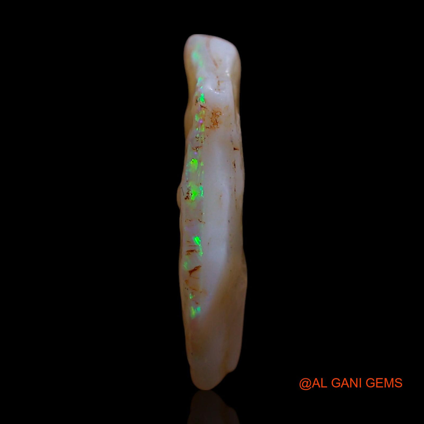 Natural Fire Opal Gemstone 3.00 Cts Loose Fancy Rough From Australia 16x13x3 mm RF-873