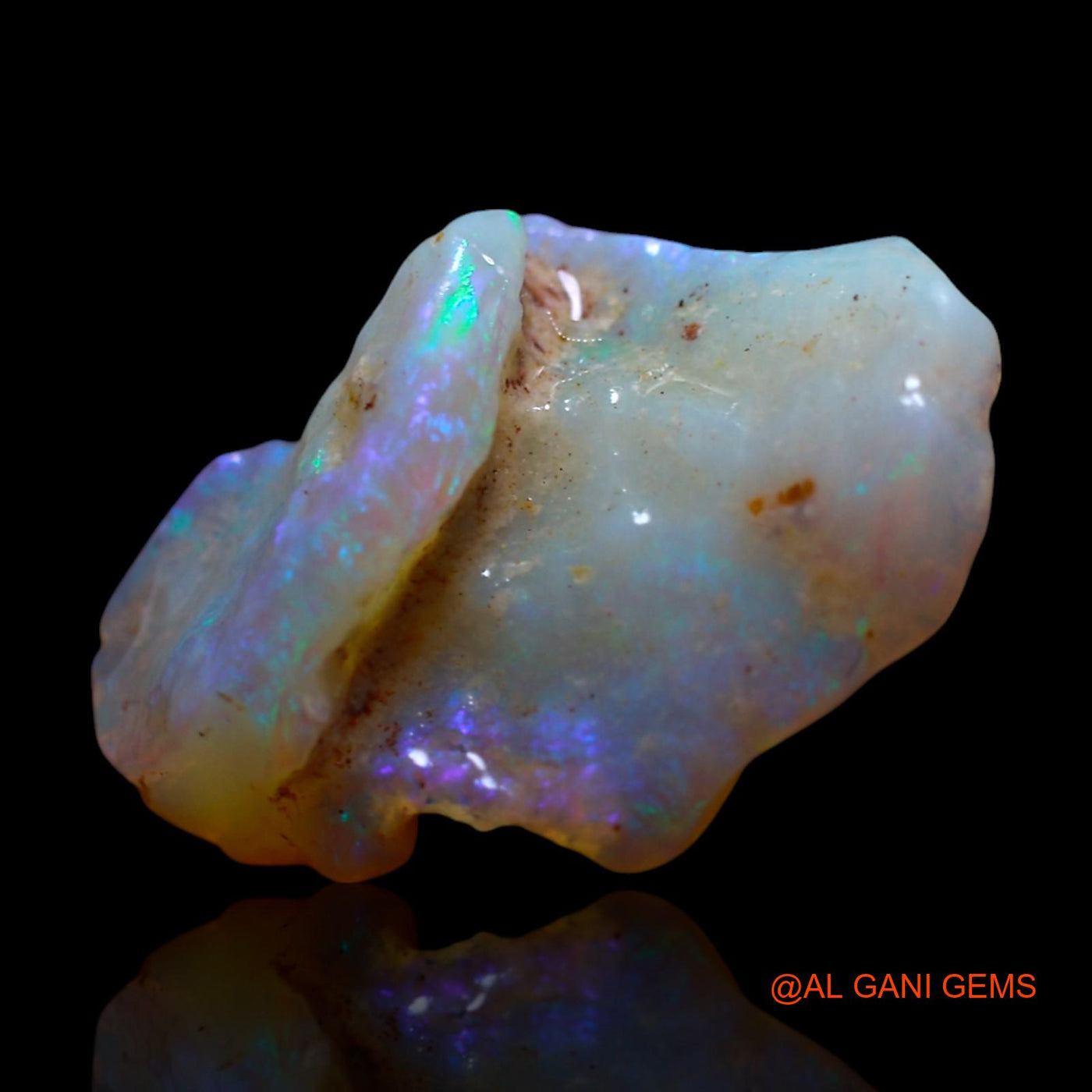 3.00 Cts Unheated Australian Fire Opal Loose Gemstone Fancy Rough Natural 17x12x5 mm RF-875