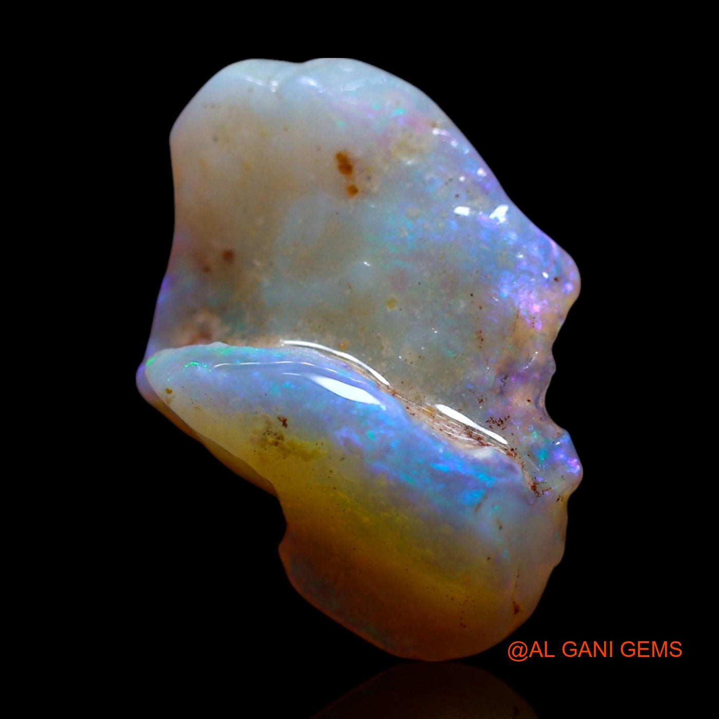 3.00 Cts Unheated Australian Fire Opal Loose Gemstone Fancy Rough Natural 17x12x5 mm RF-875