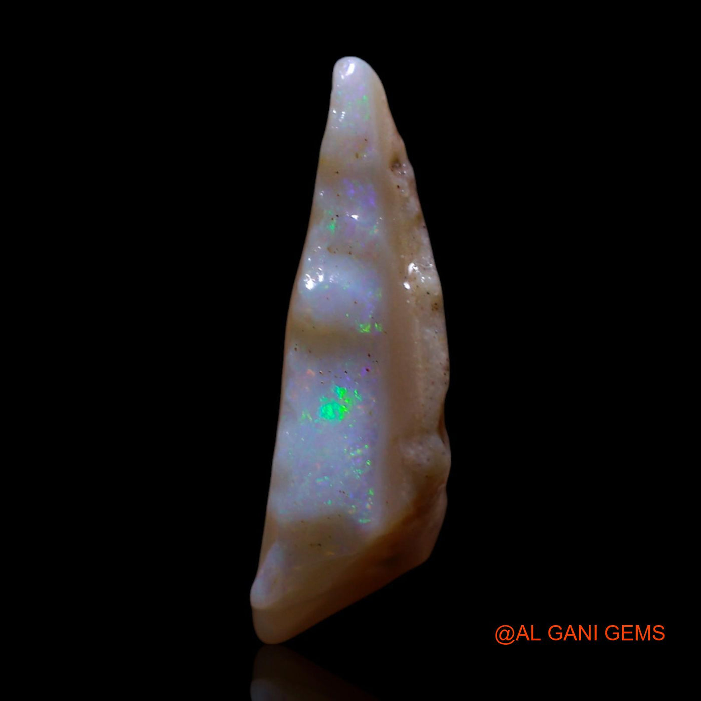 Natural Untreated Fire Opal Loose Gemstone Fancy Rough From Australia 5.00 Cts 19x15x5 mm RF-877