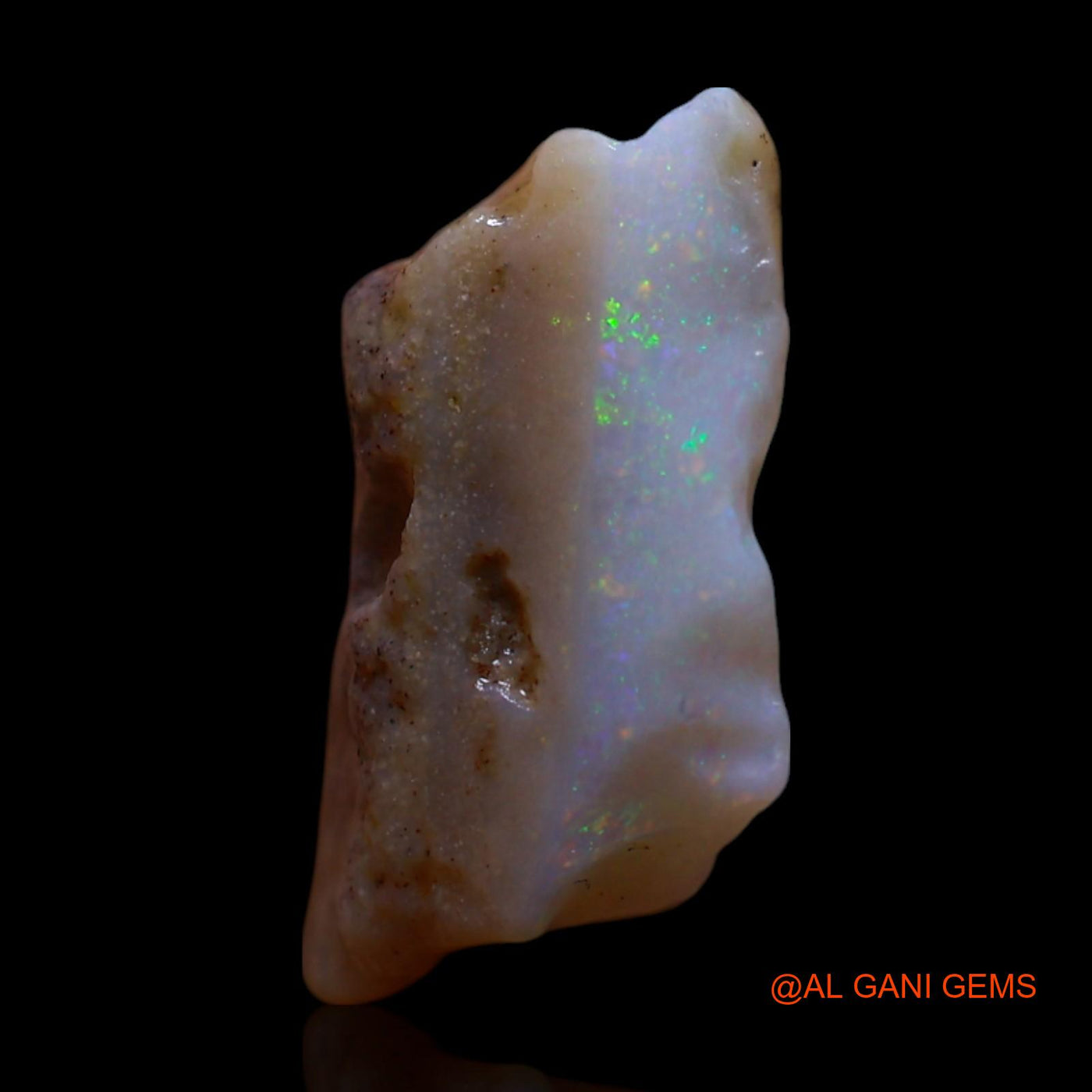 Natural Untreated Fire Opal Loose Gemstone Fancy Rough From Australia 5.00 Cts 19x15x5 mm RF-877