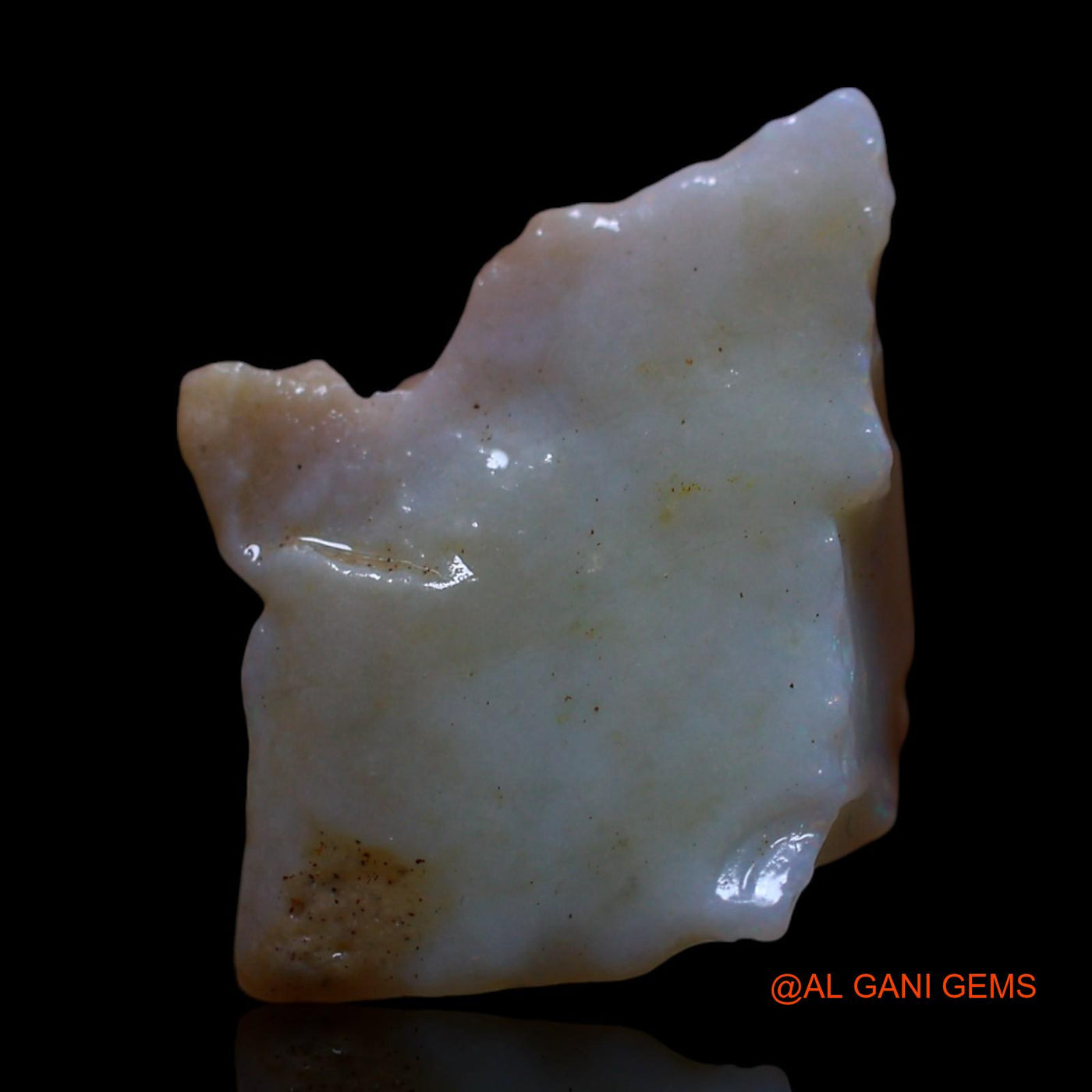 Natural Untreated Fire Opal Loose Gemstone Fancy Rough From Australia 5.00 Cts 19x15x5 mm RF-877