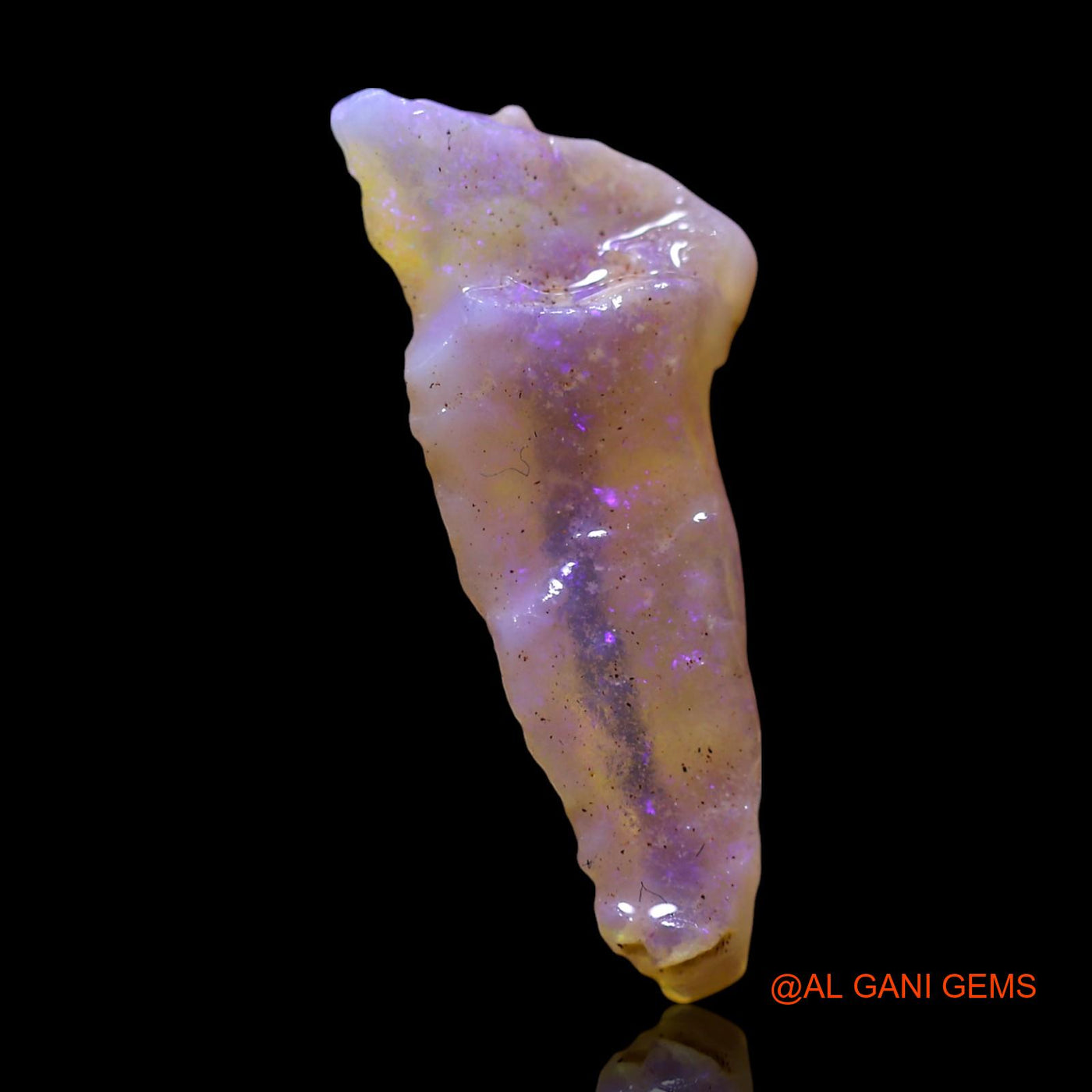 2.00 Cts Natural Australian Fire Opal Fancy Rough Loose Gemstone For Jewelry 21x9x5 mm RF-888